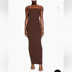 SKIMS | Fits Everybody Tube Dress in Cocoa